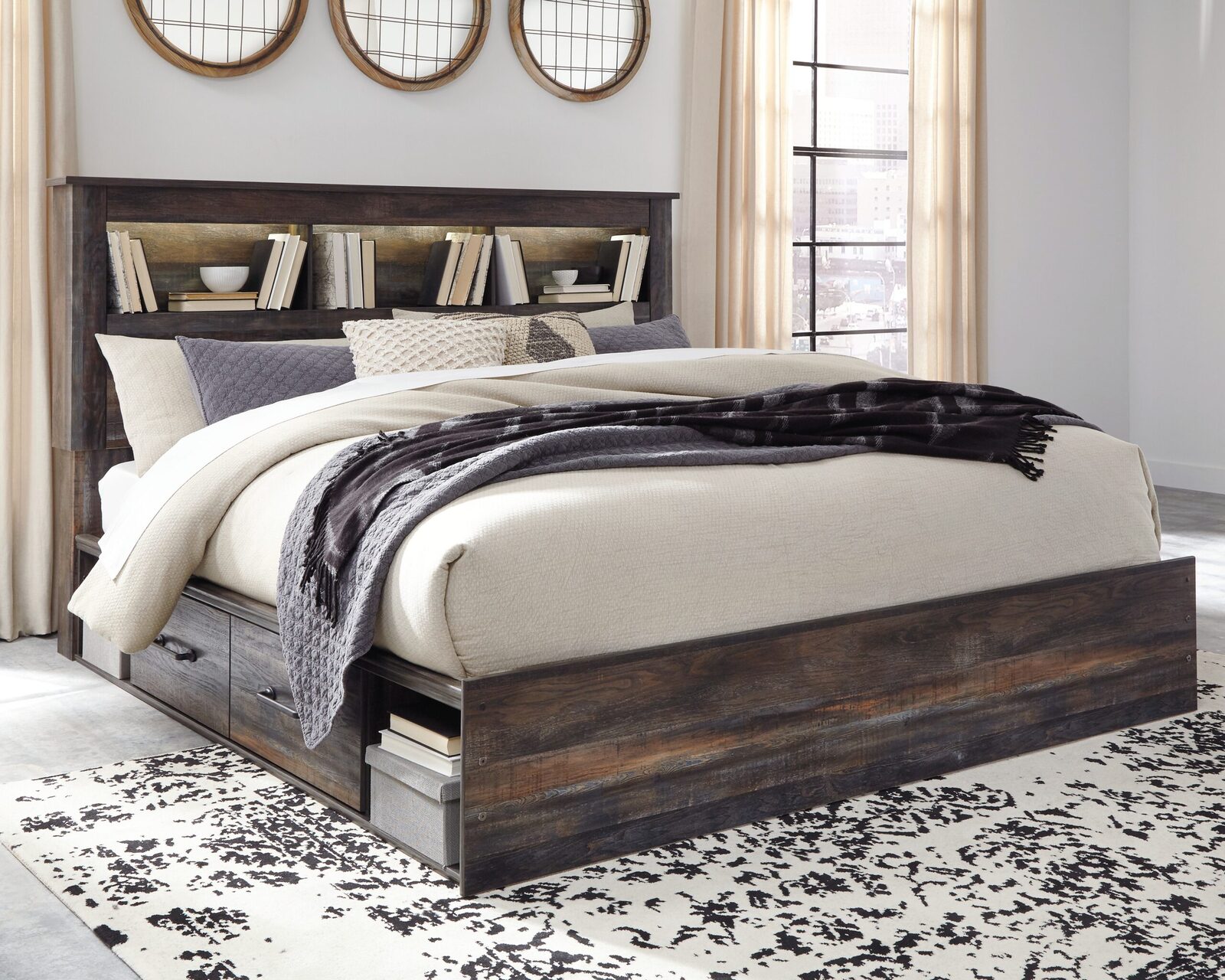 Drystan - Panel Bookcase Bed - Image 31
