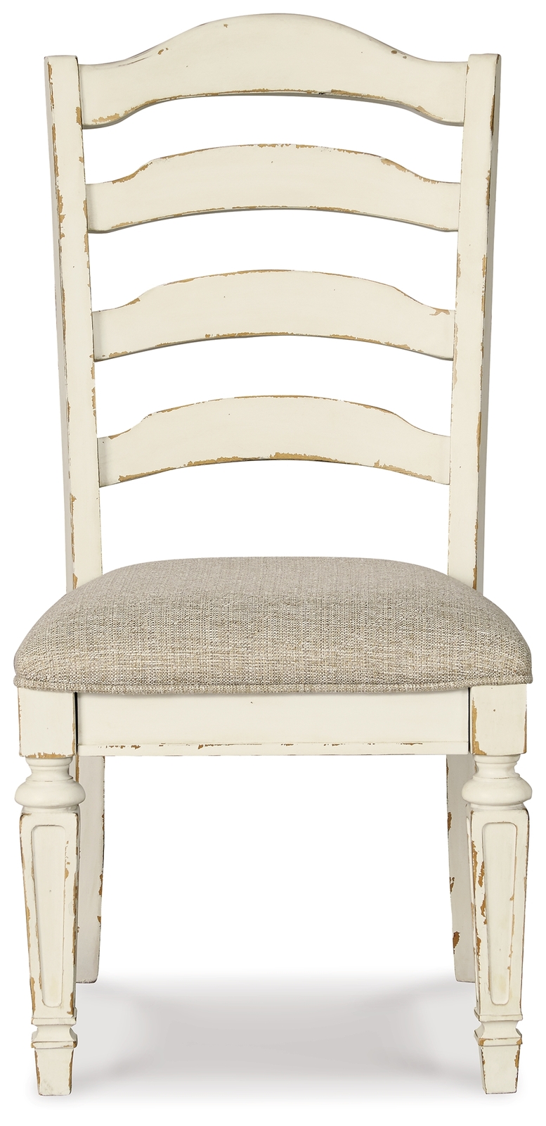 Realyn - Dining UPH Side Chair (Set of 2) - Ladderback - Chipped White - Image 5