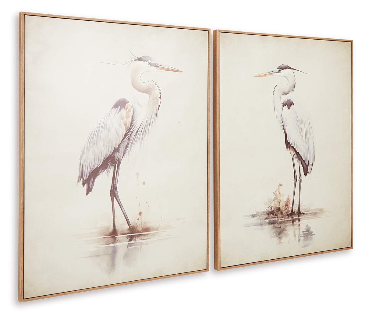 Aubinell - Wall Art Set (Set of 2) - Beige - Image 3
