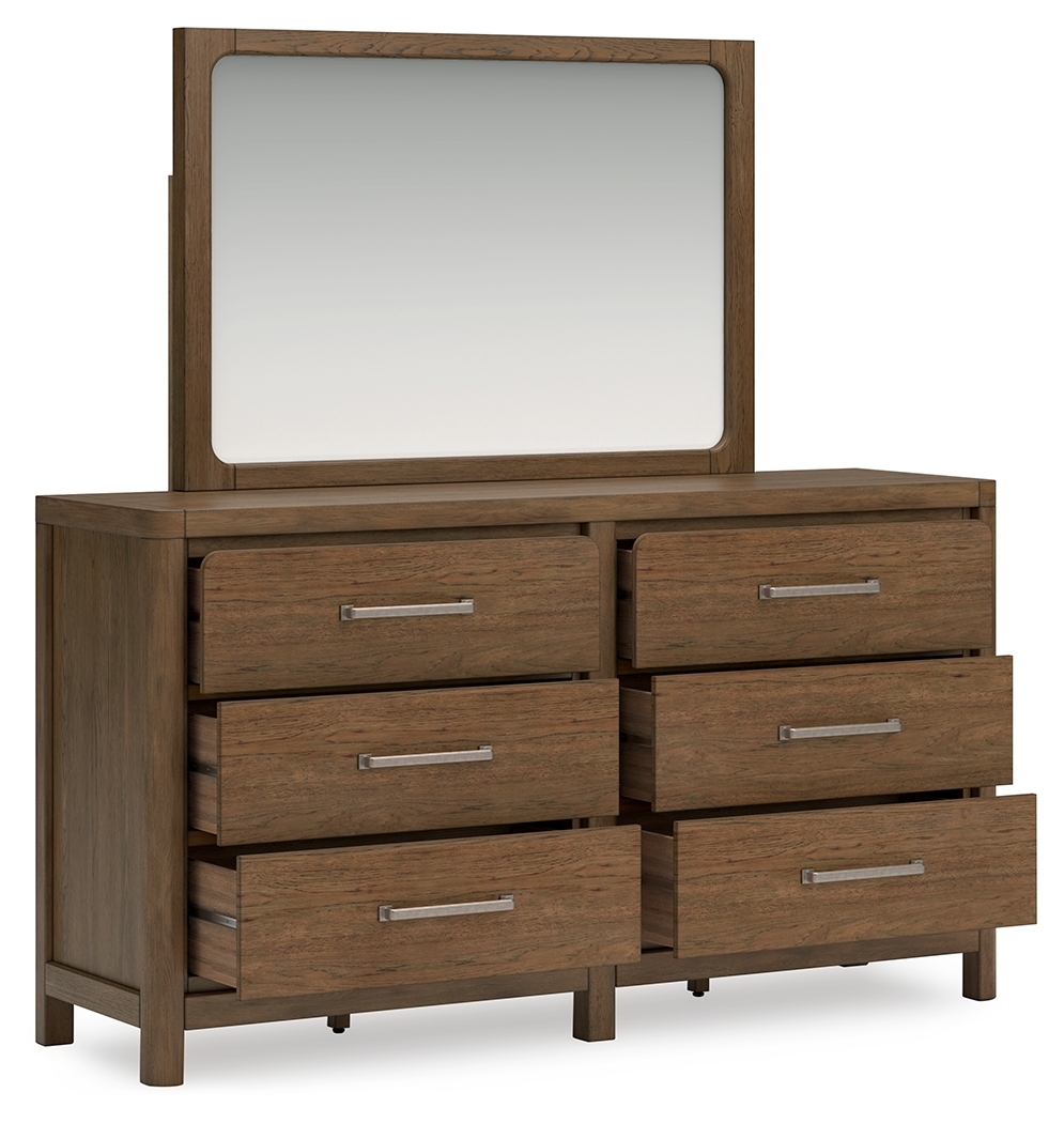 Cabalynn - Dresser And Mirror - Light Brown - Image 4