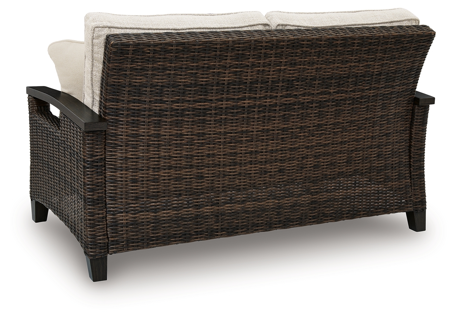 Monterey Point - Loveseat With Cushion - Dark Brown - Image 4
