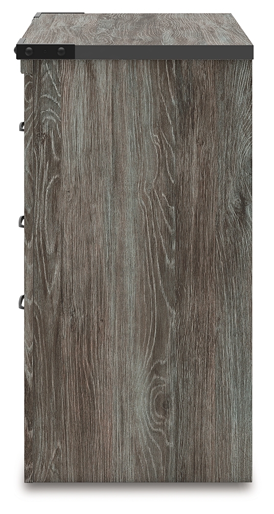Frandern - Two Drawer Night Stand - Gray - Image 6