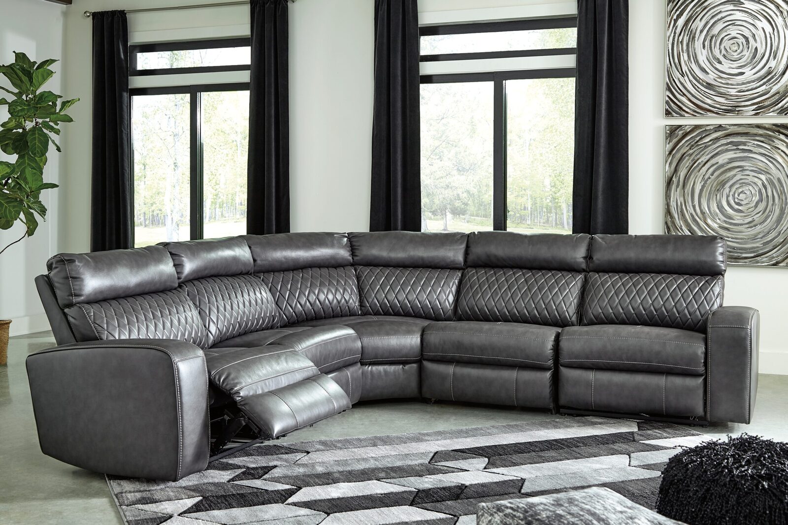 Samperstone - Power Reclining Sectional - Image 22