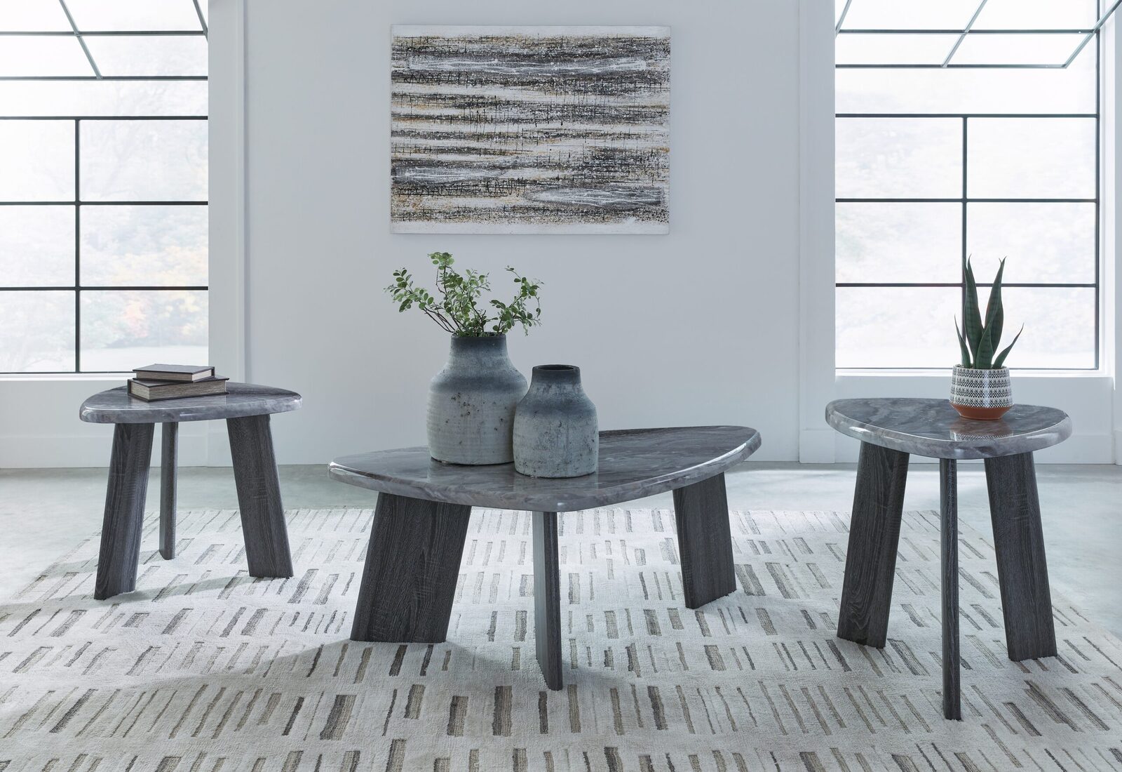 Bluebond - Occasional Table Set (Set of 3) - Gray - Image 2
