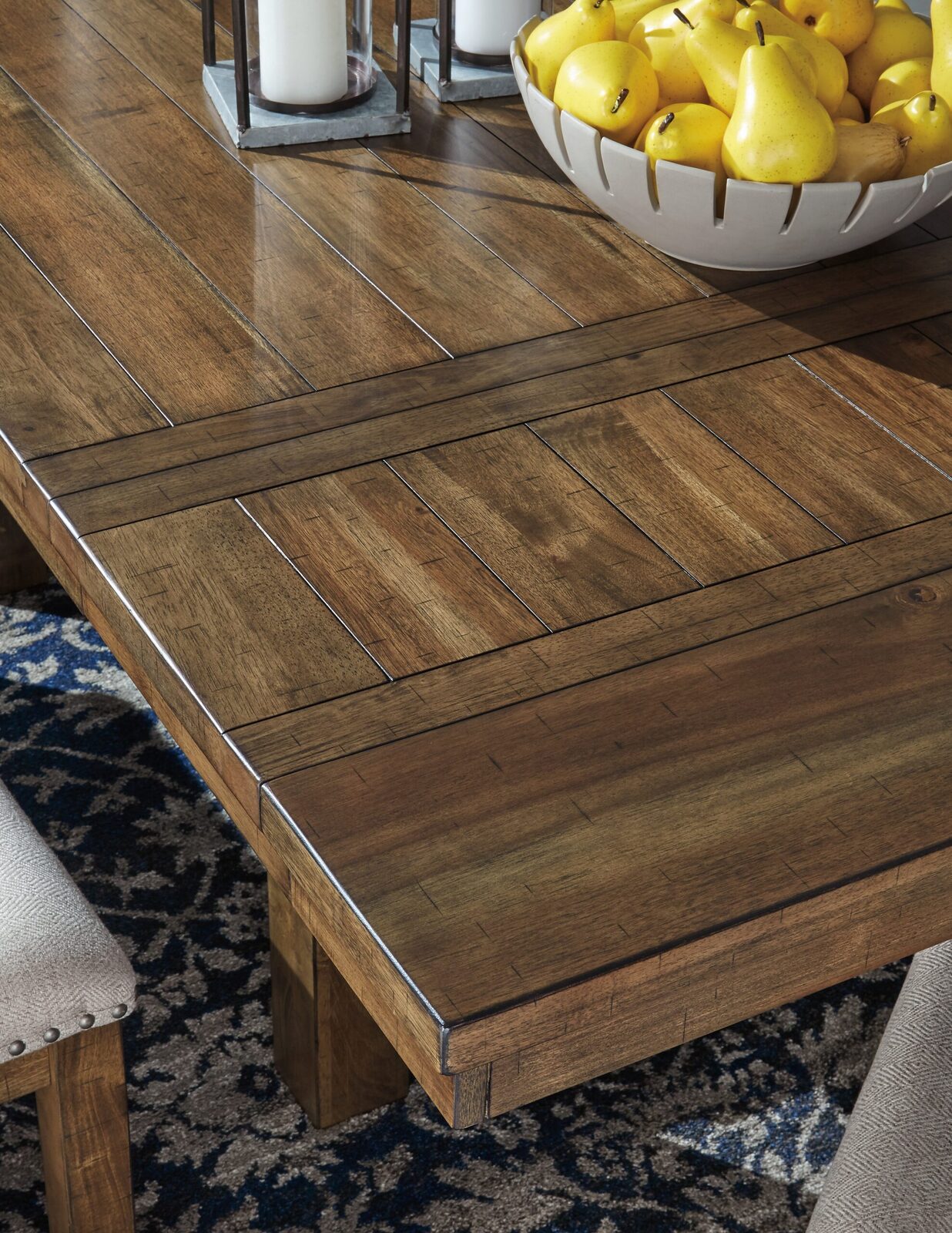 Moriville - Rectangular Dining Room Extension Table - Grayish Brown - Image 3