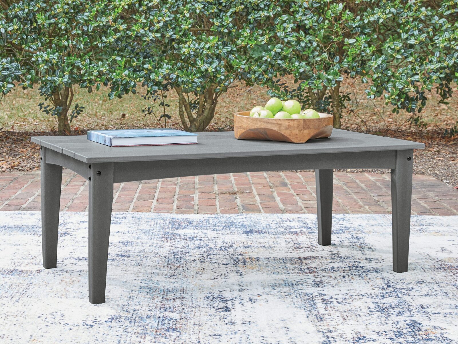 Cove Beach - Rectangular Cocktail Table - Gray - Image 2