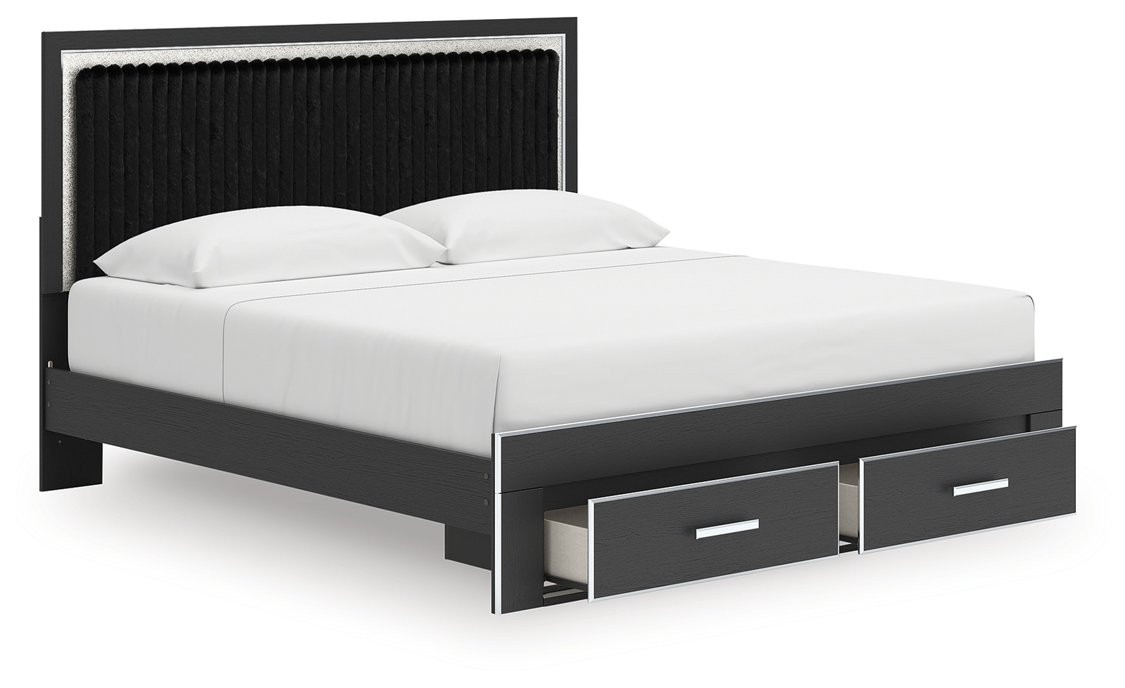 Zuraleus - Upholstered Panel Platform Storage Bed - Image 8
