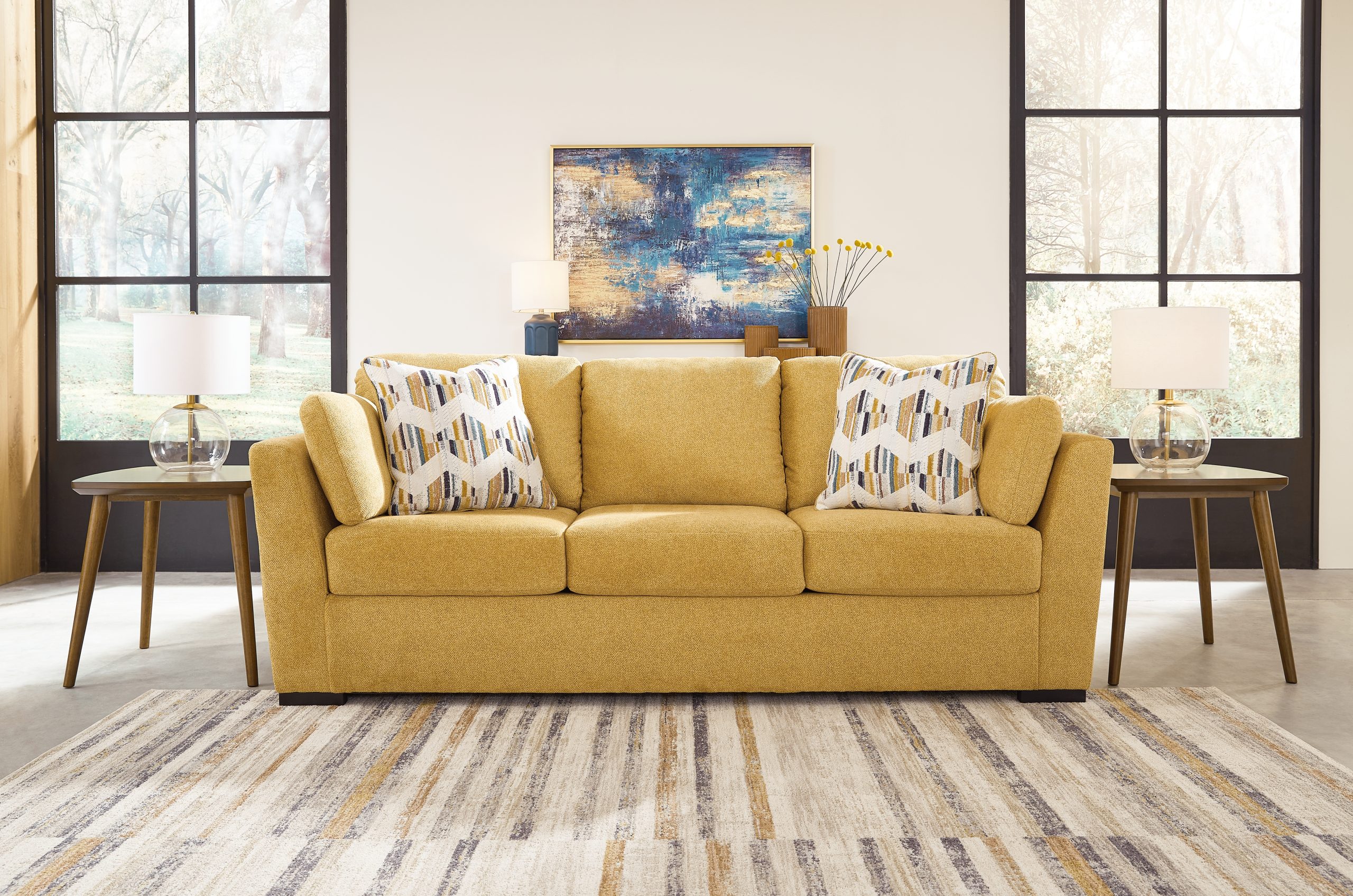 Keerwick - 2 Pc. - Sofa, Loveseat - Sunflower - Image 2
