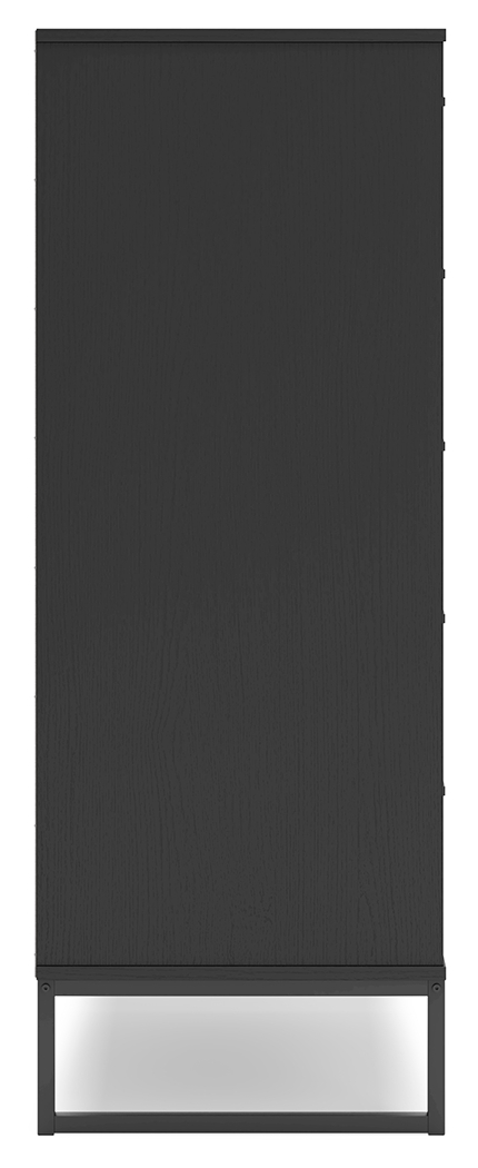 Socalle - Five Drawer Chest - Black - Image 9