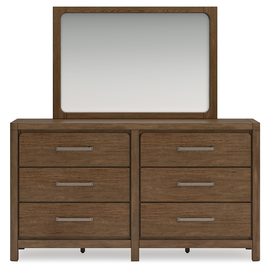 Cabalynn - Dresser And Mirror - Light Brown - Image 5