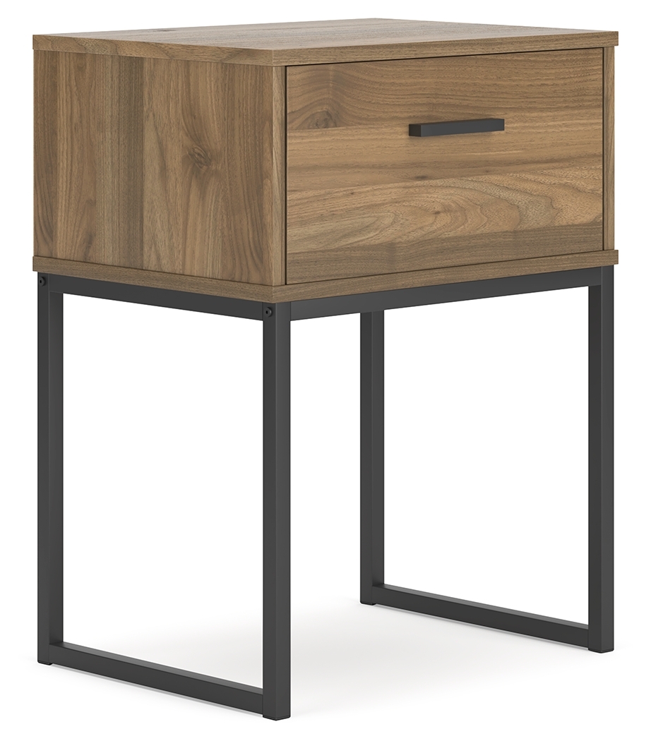 Deanlow - One Drawer Night Stand - Honey - Image 2