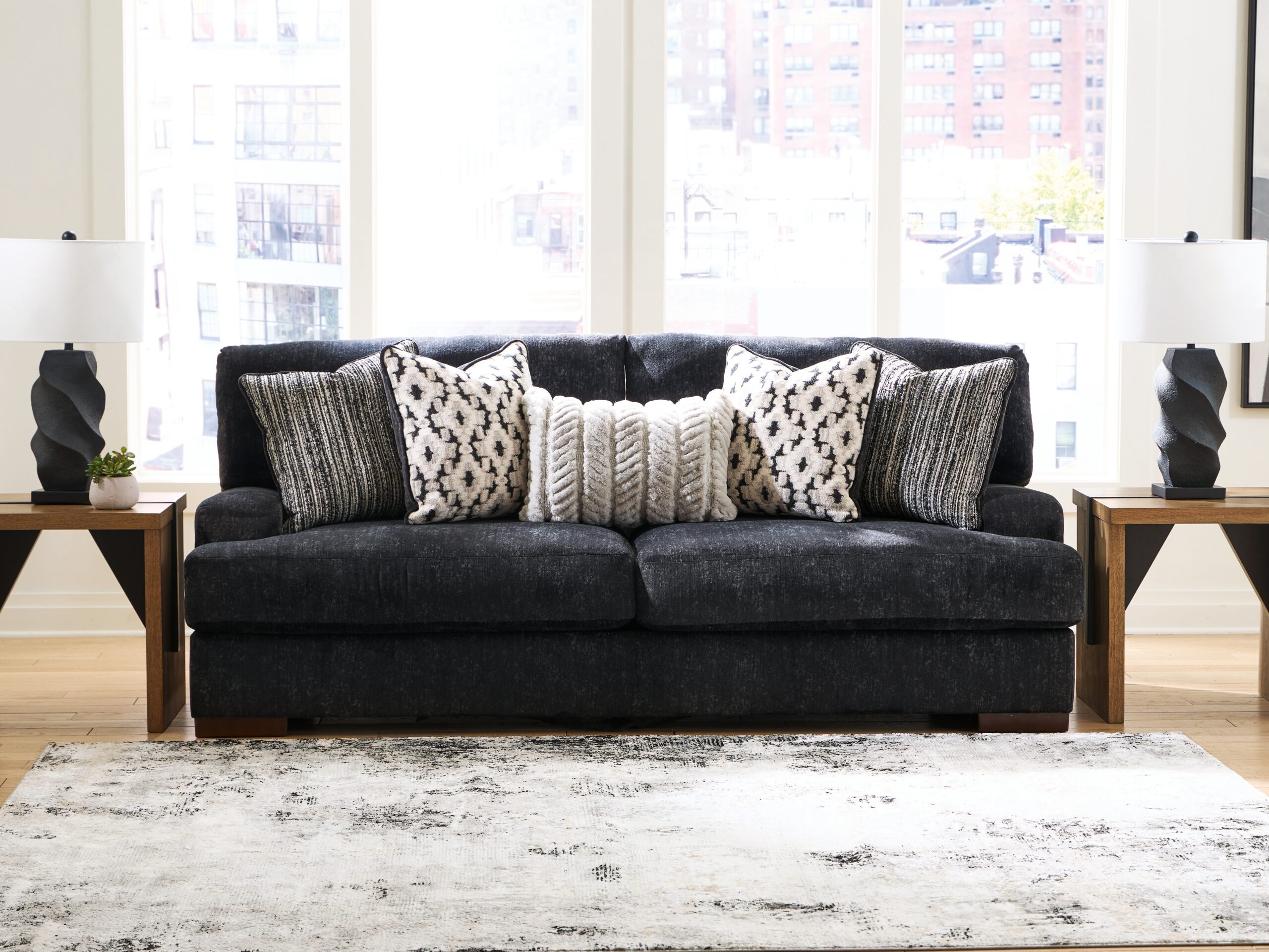 Whitmore Manor - Sofa - Black Pearl - Image 2