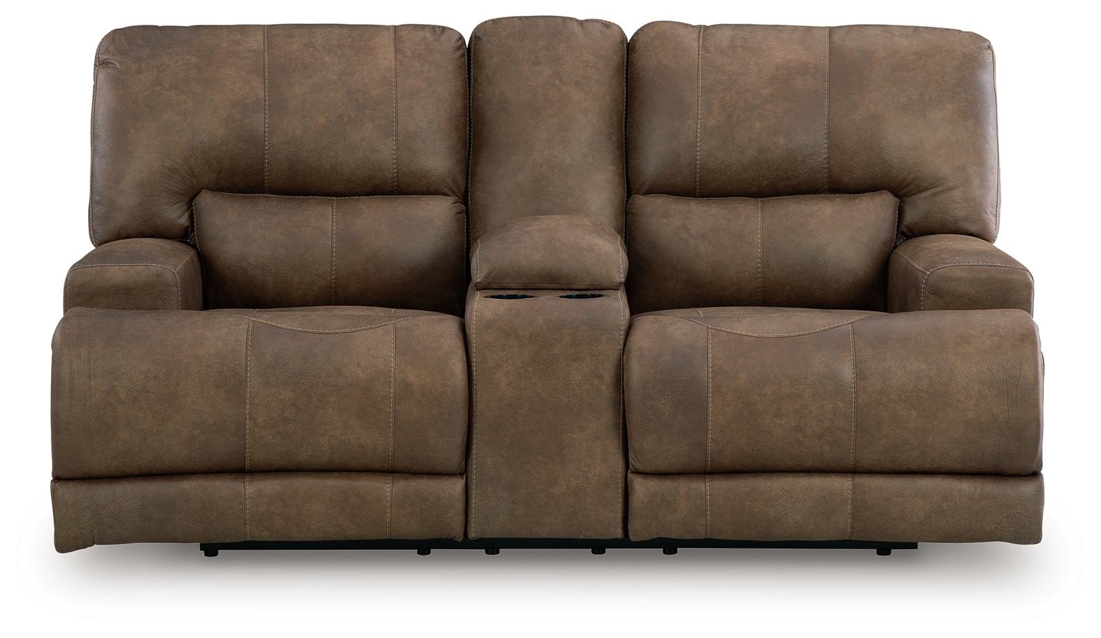 Beckley Place - 2 Pc. - Power Reclining Sofa And Loveseat - Earth - Image 7