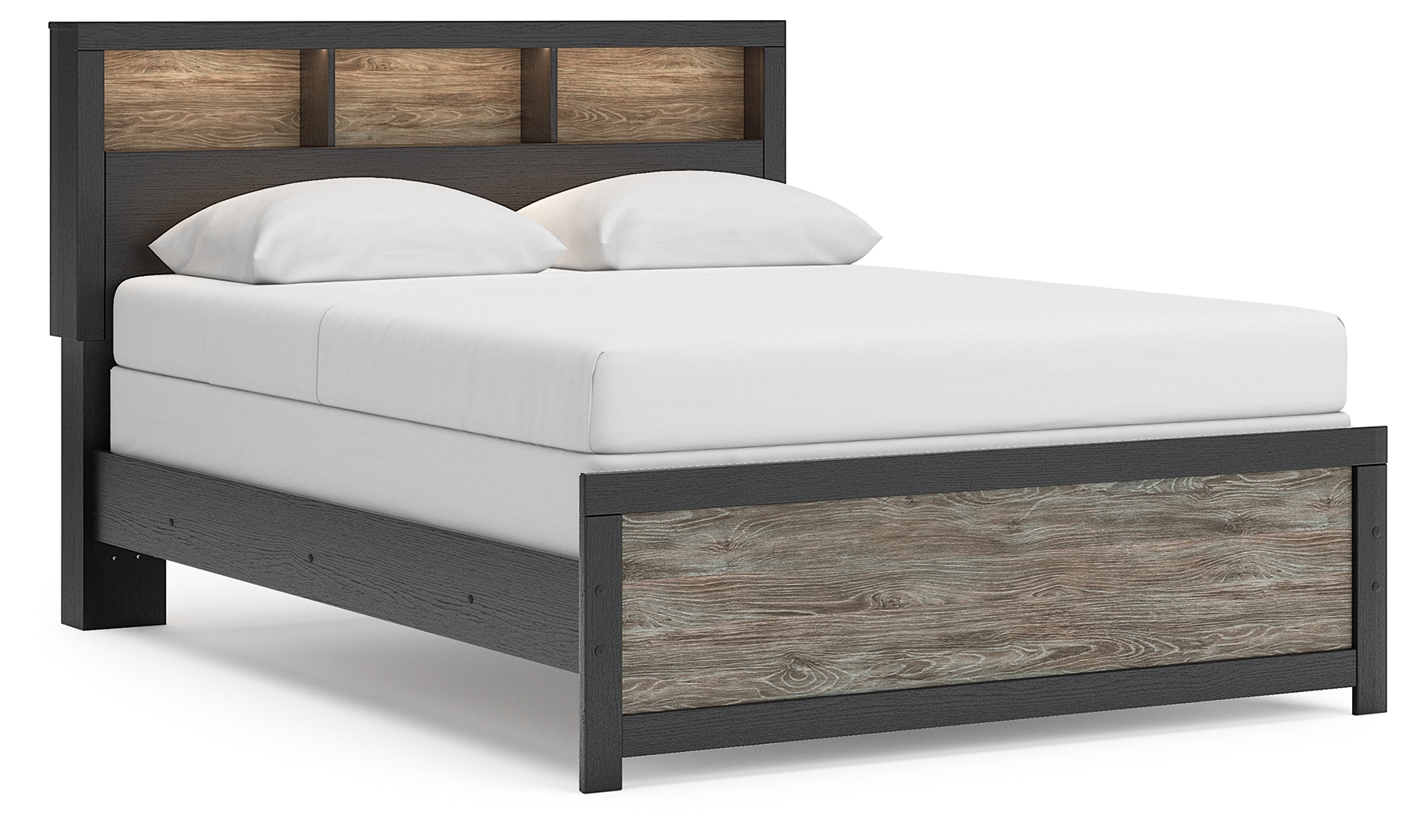 Broachmyn - Lighted Bookcase Panel Bed - Image 4