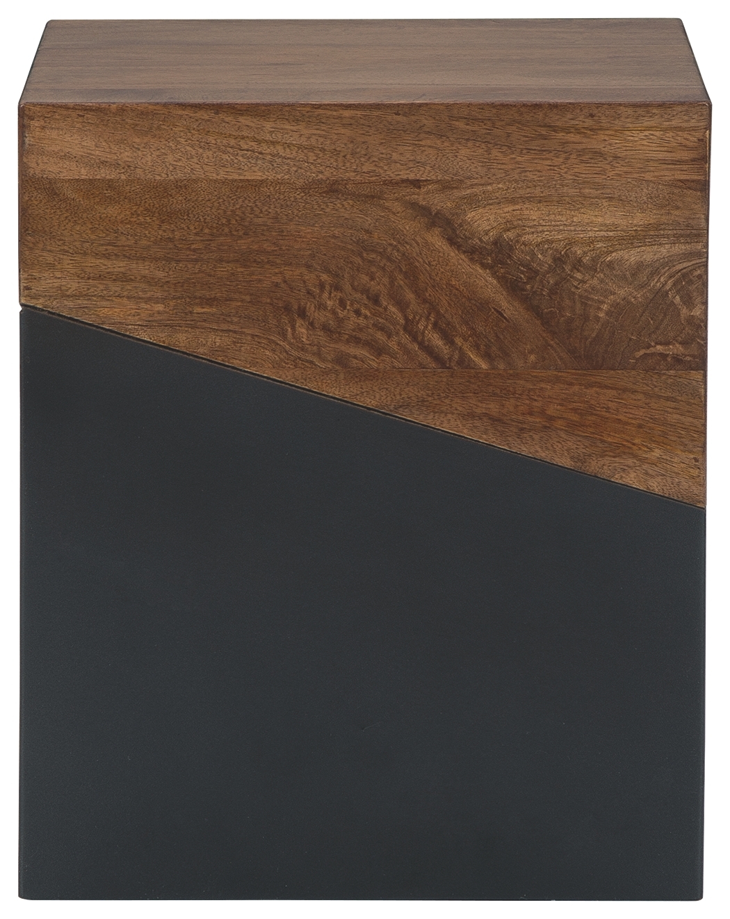 Trailbend - Accent Table - Brown / Gunmetal - Image 3