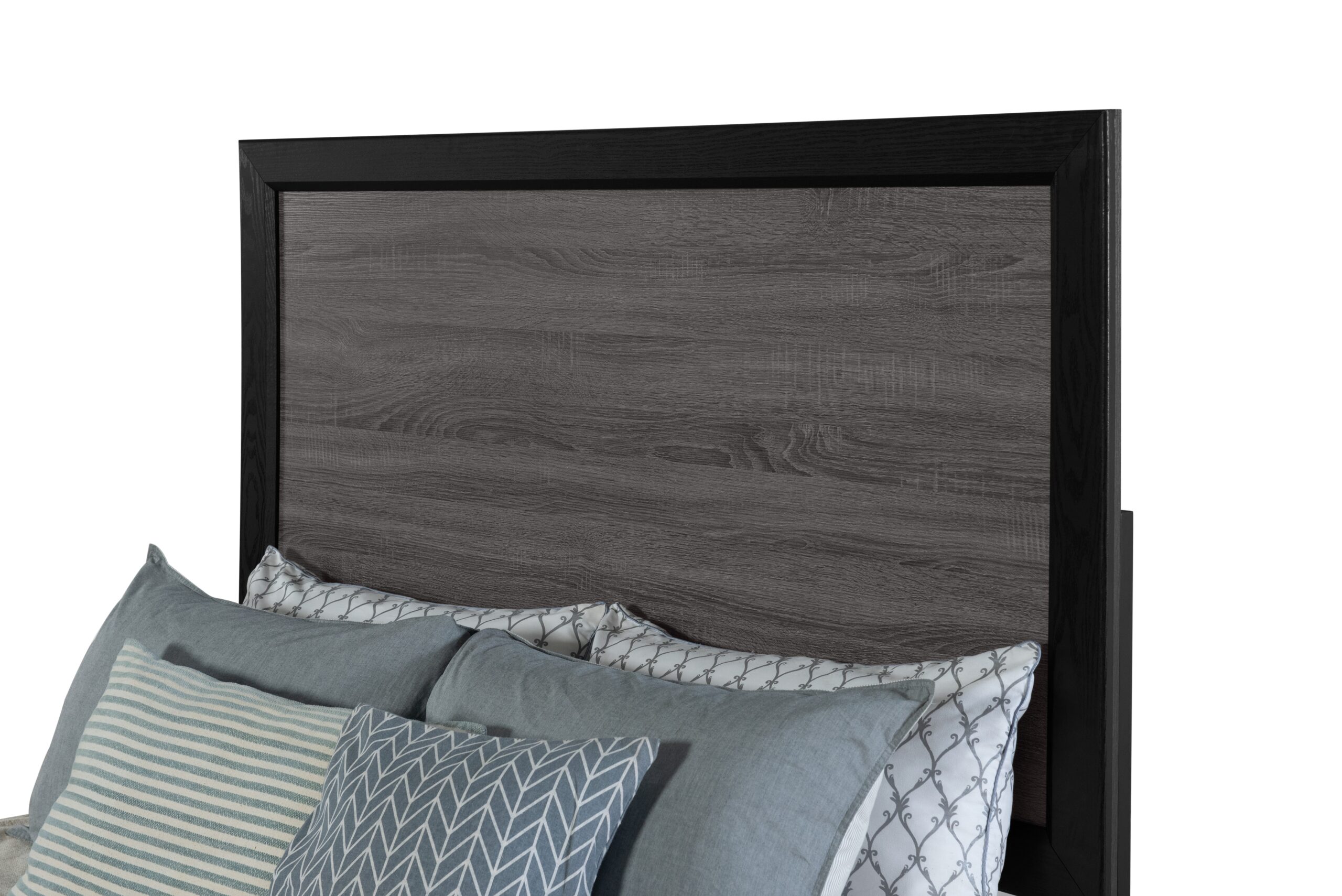 Lisbon - 5 Piece Bedroom Set (Bookcase Bed) - Black / Gray - Image 8