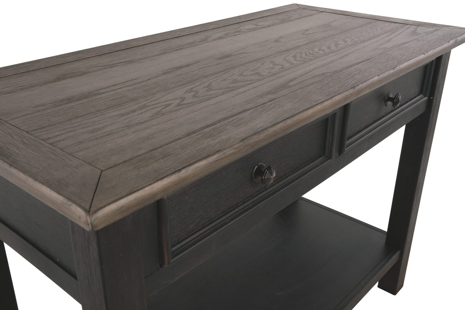 Tyler Creek - Sofa Table - Grayish Brown / Black - Image 8