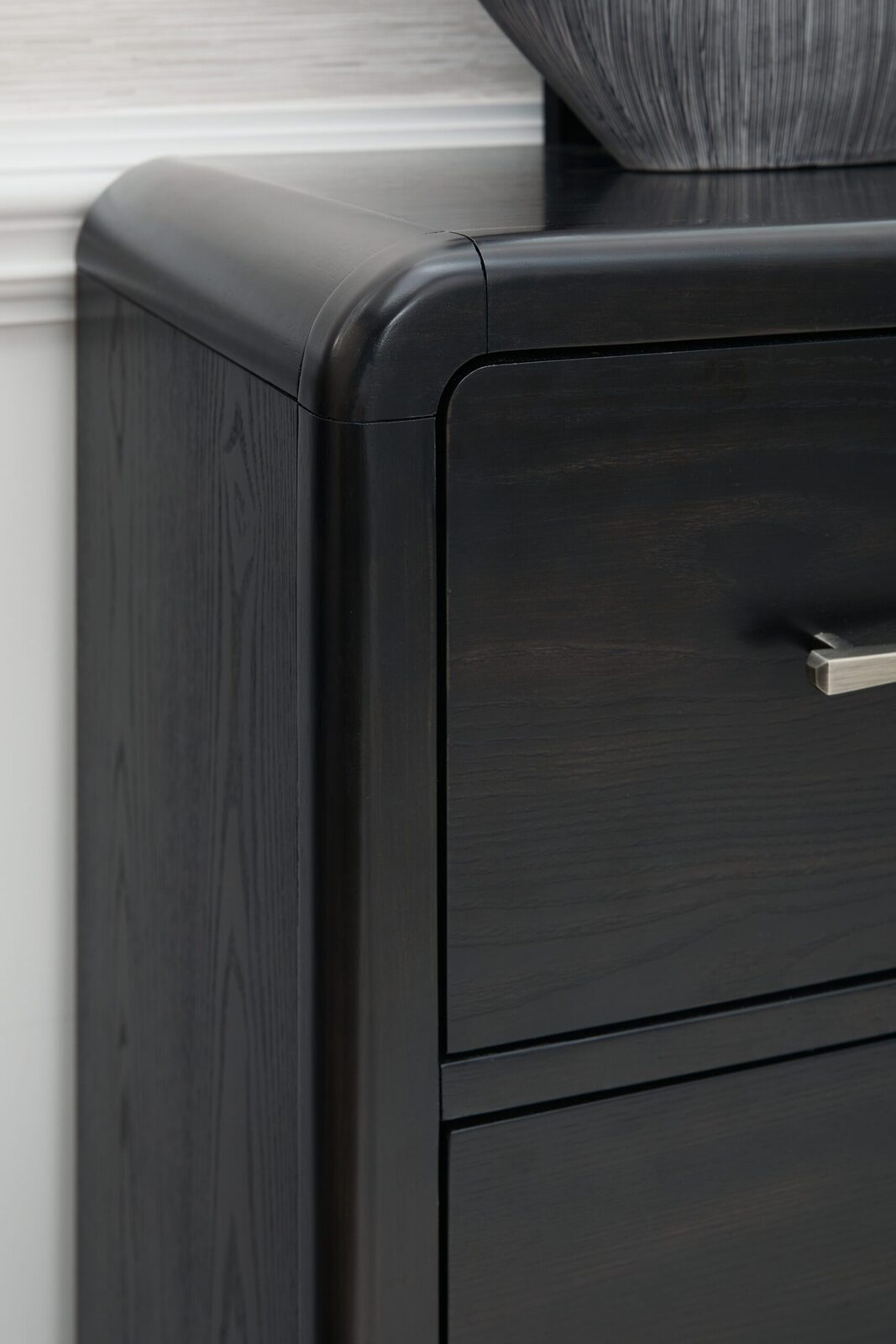Rowanbeck - Dresser And Mirror - Black - Image 4