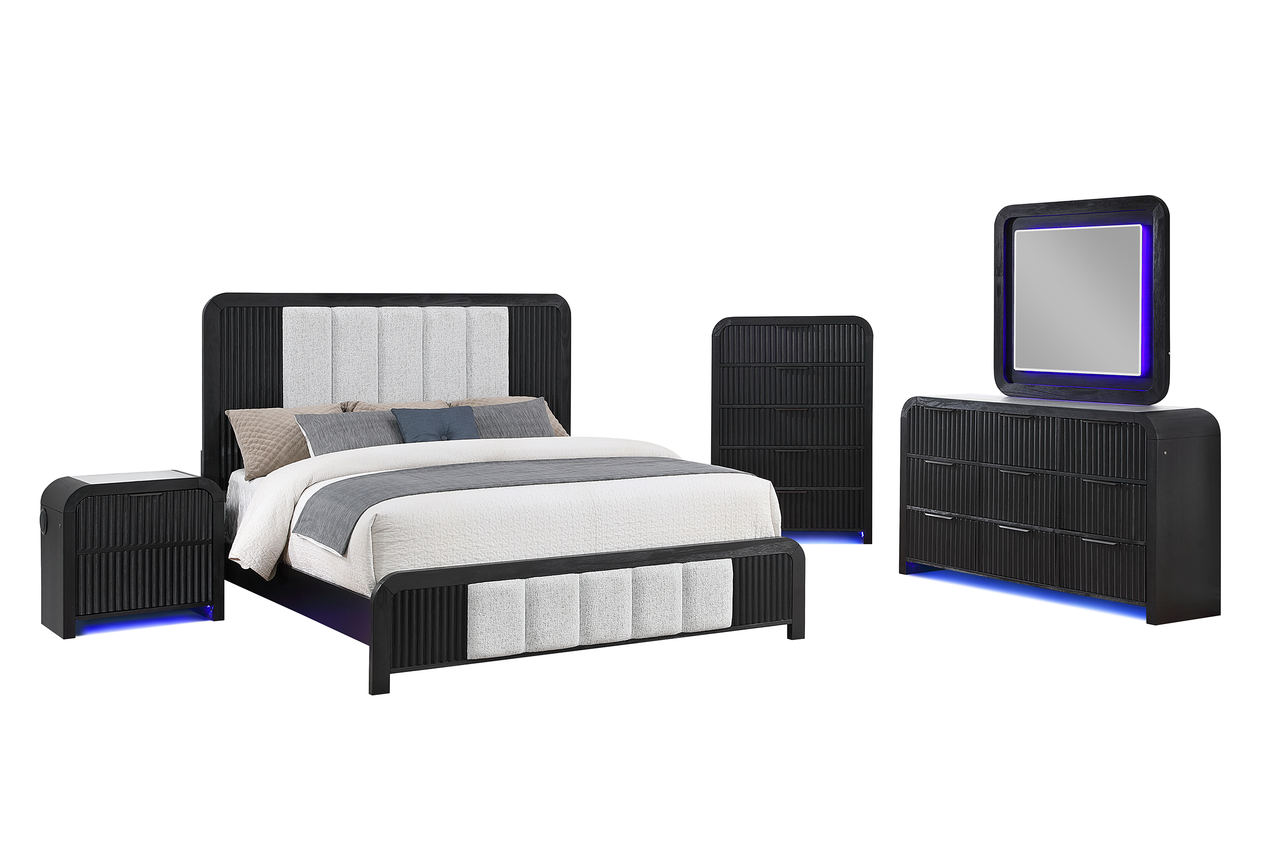 Beckett - Upholstered Bed - Black - Image 5