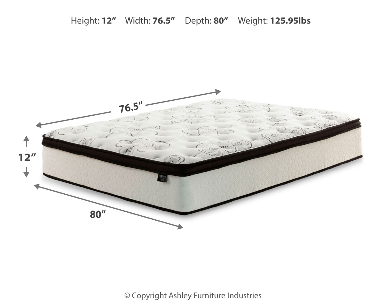 Chime 12 Inch Hybrid - Ultra Plush Hybrid Mattress - Image 11