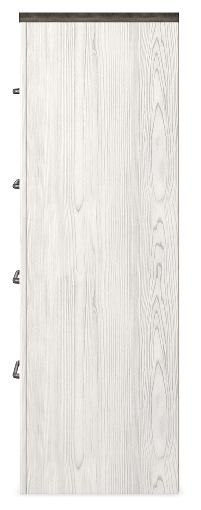 Gerridan - Four Drawer Chest - White / Gray - Image 5