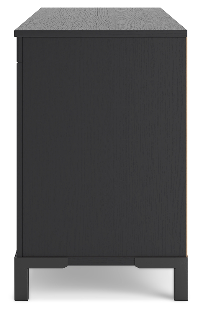 Cayberry - TV Stand With Fireplace - Black - Image 9