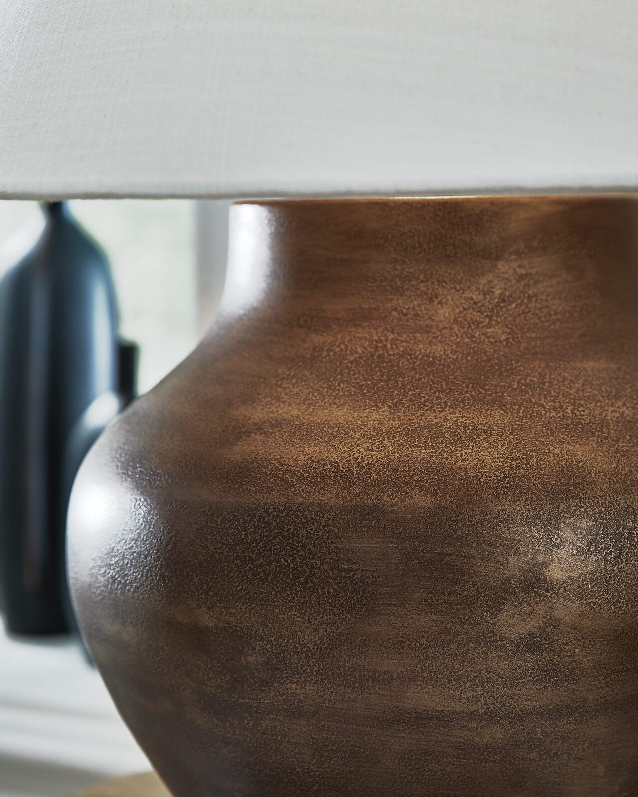 Whitham - Metal Table Lamp - Antique Copper Finish - Image 3
