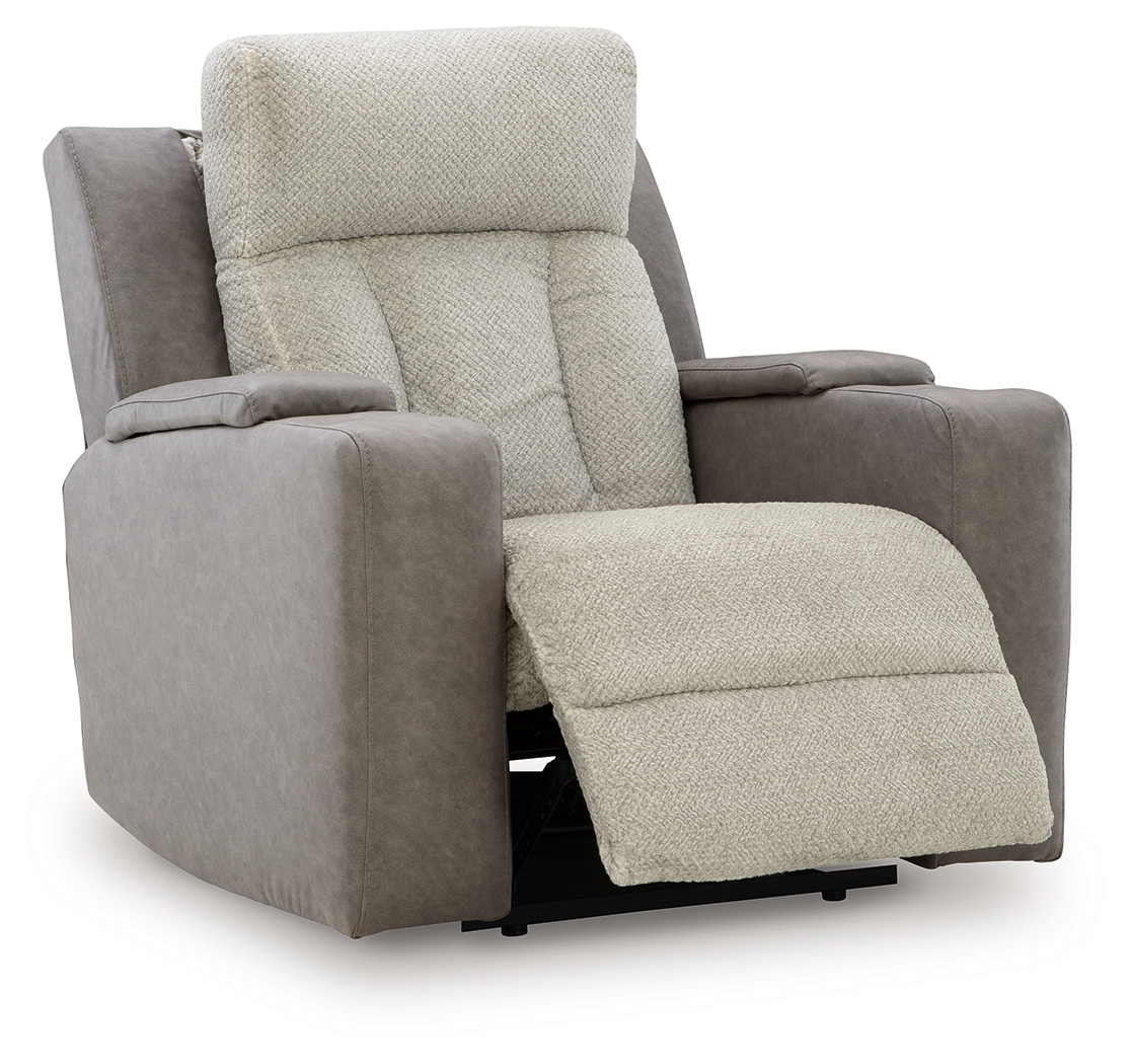 WhipLash - Power Recliner With Adj Headrest - Sisal - Image 3