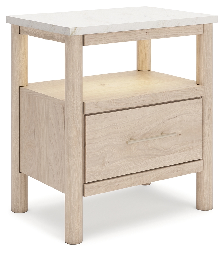 Cadmori - One Drawer Night Stand - Two-Tone - Image 3