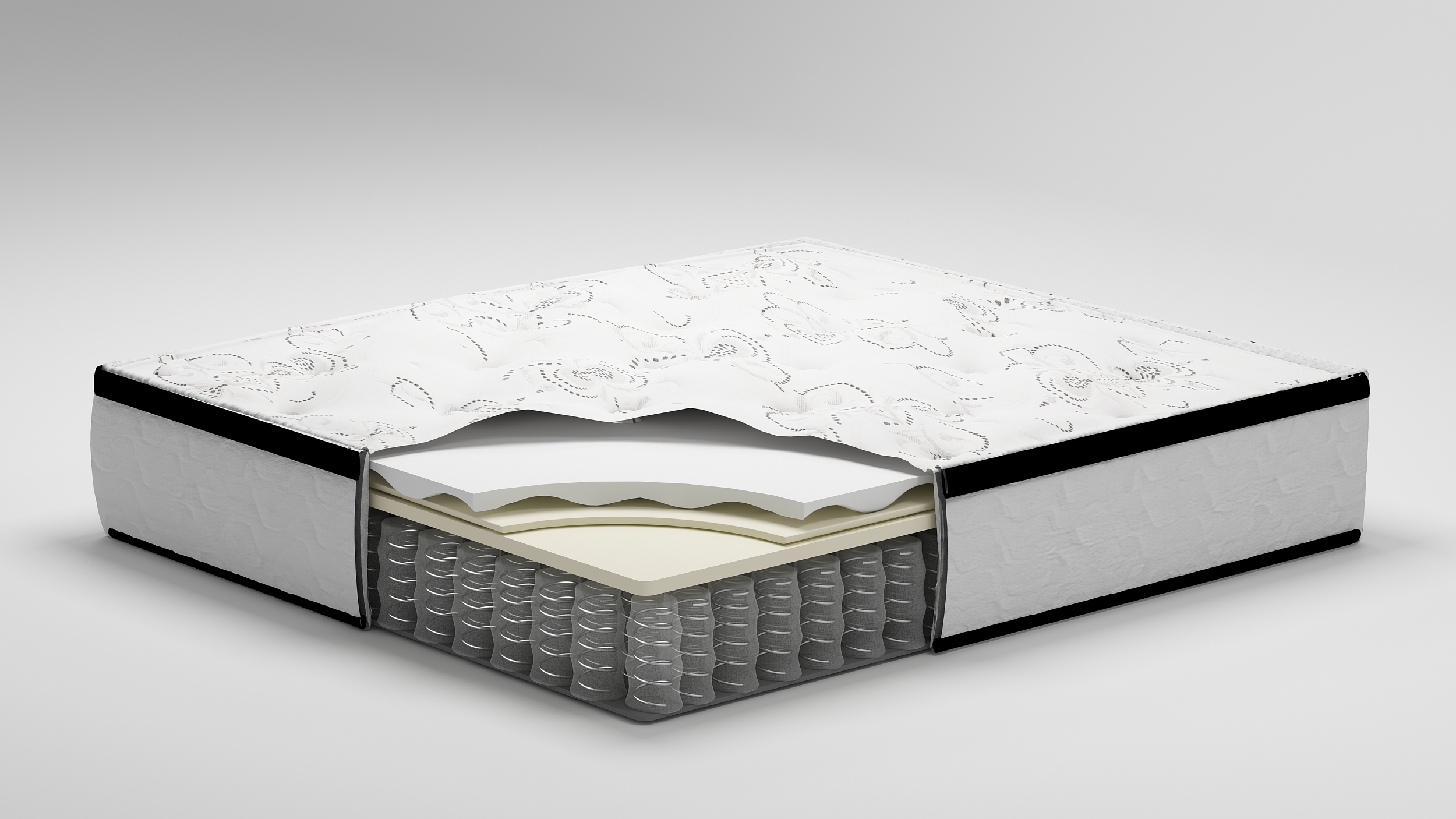 Chime 12 Inch Hybrid - Ultra Plush Hybrid Mattress - Image 6