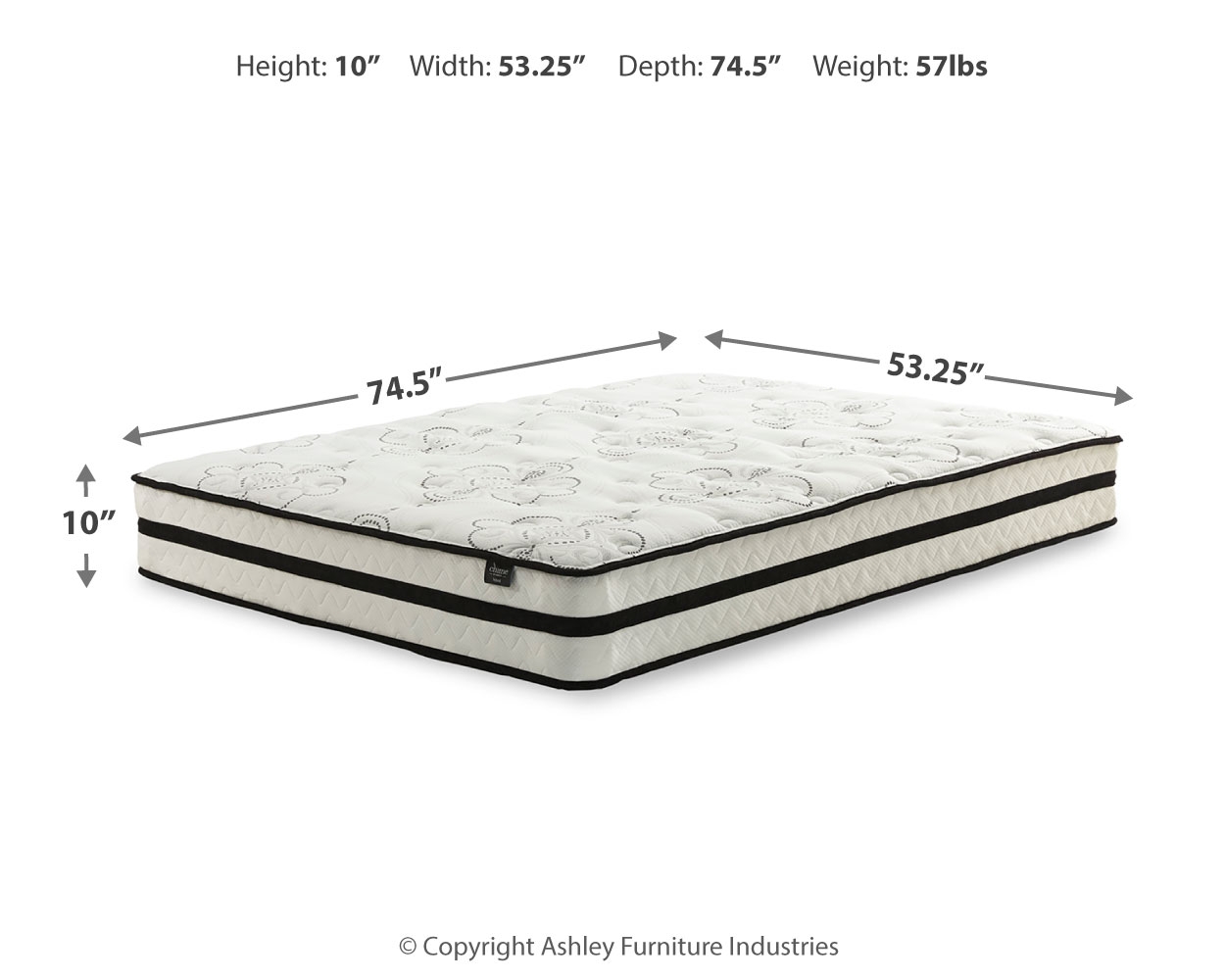 Chime 10 Inch Hybrid - Medium Hybrid Mattress - Image 11