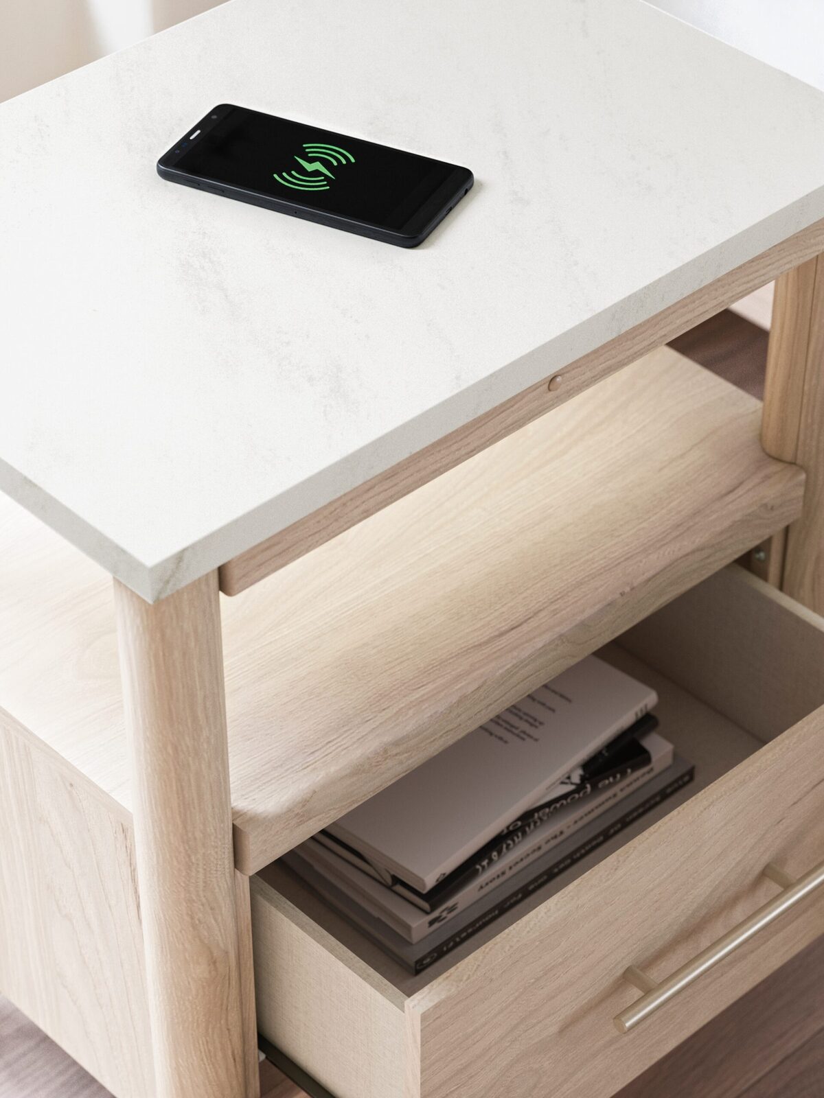 Cadmori - One Drawer Night Stand - Two-Tone - Image 11