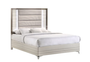 Zambrano - Bed Footboard, Side Rails And Slats - White