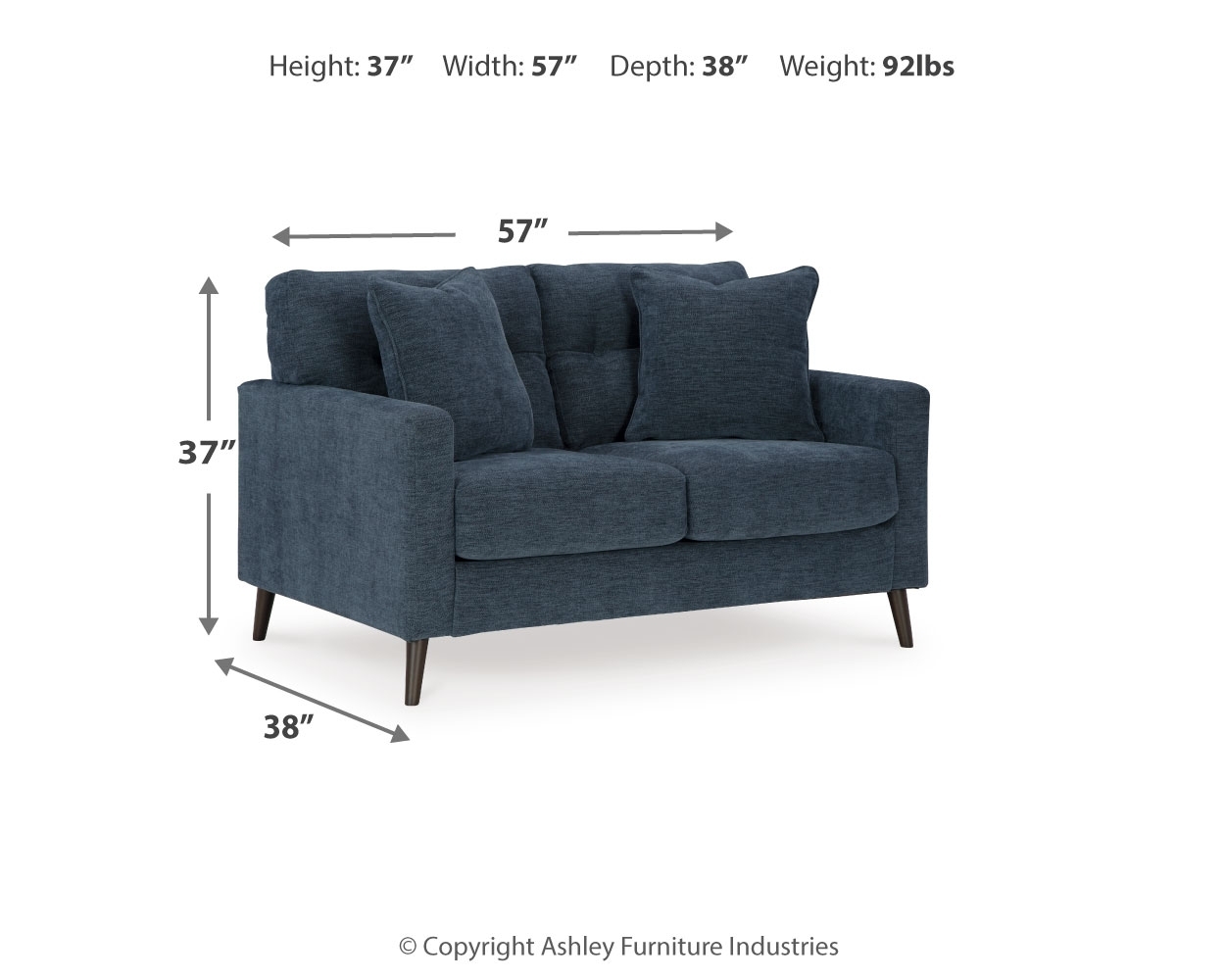 Bixler - Loveseat - Image 5