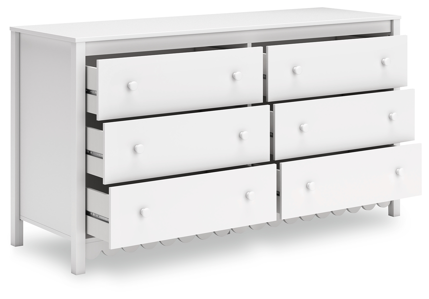 Hallityn - Six Drawer Dresser - White - Image 5