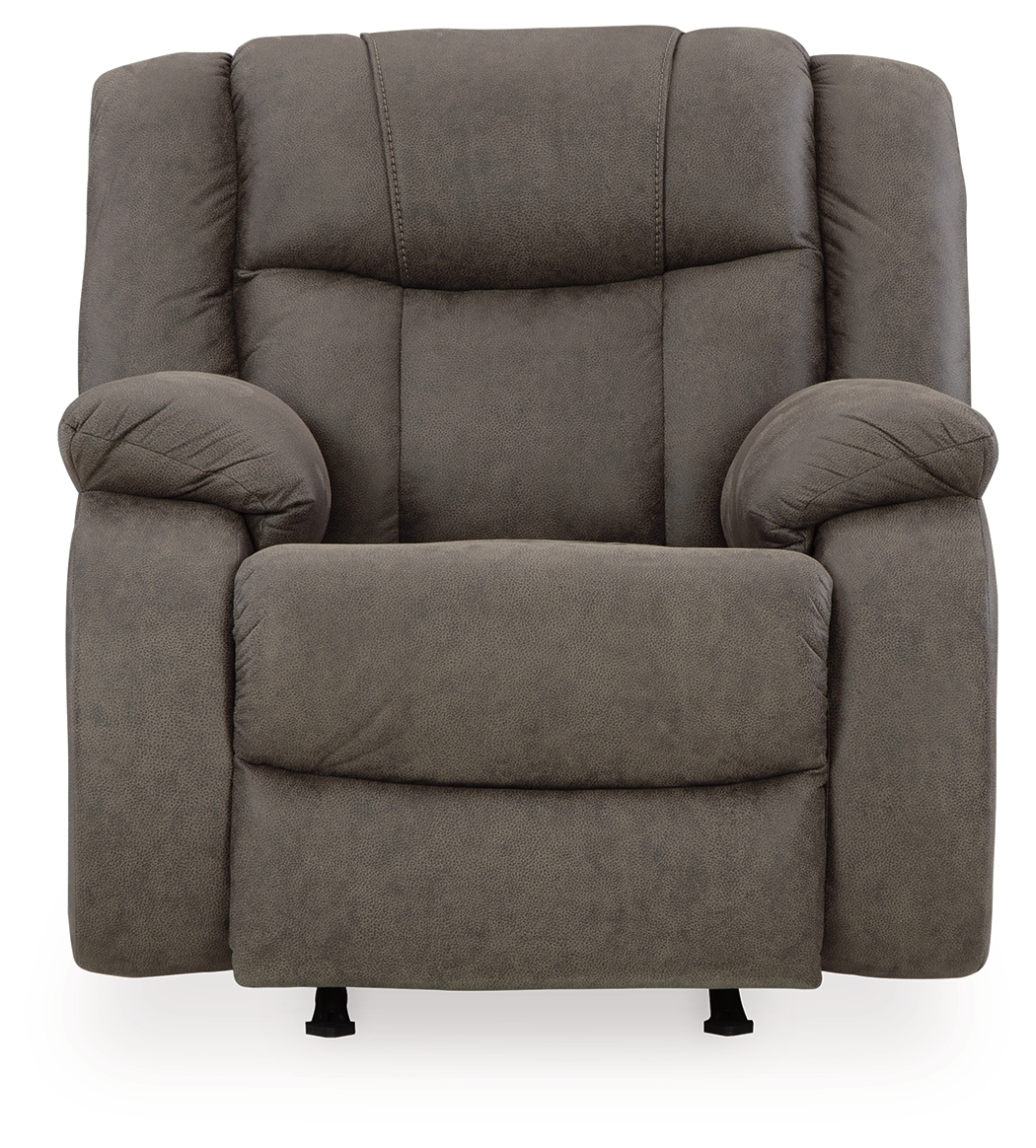 First Base - Rocker Recliner - Gunmetal - Image 4