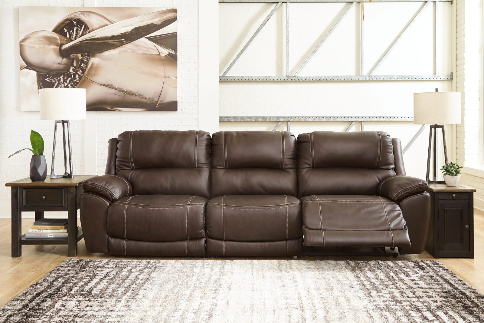 Dunleith - 3 Piece Power Reclining Sectional - Image 3