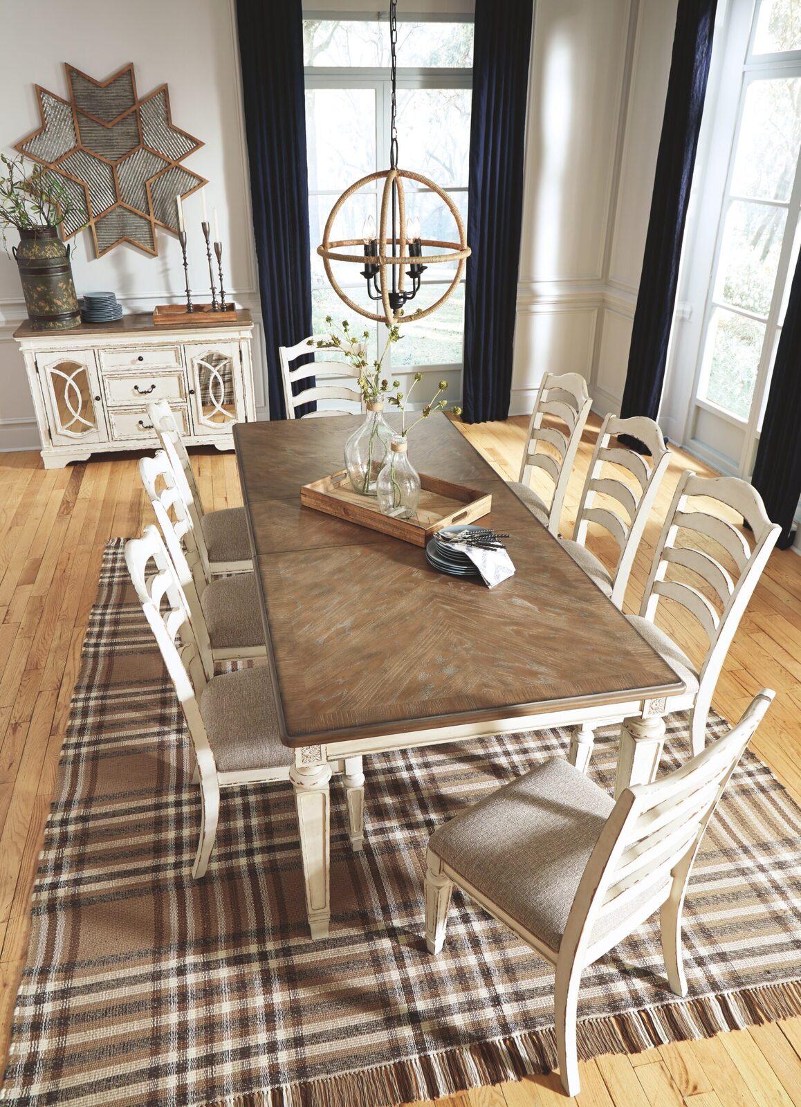 Realyn - Rectangular Dining Room Extension Table - Chipped White - Image 10
