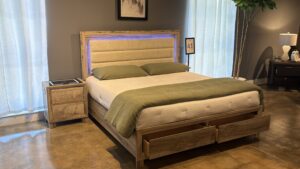 Callie - Bed Side Rails And Slats - Brown