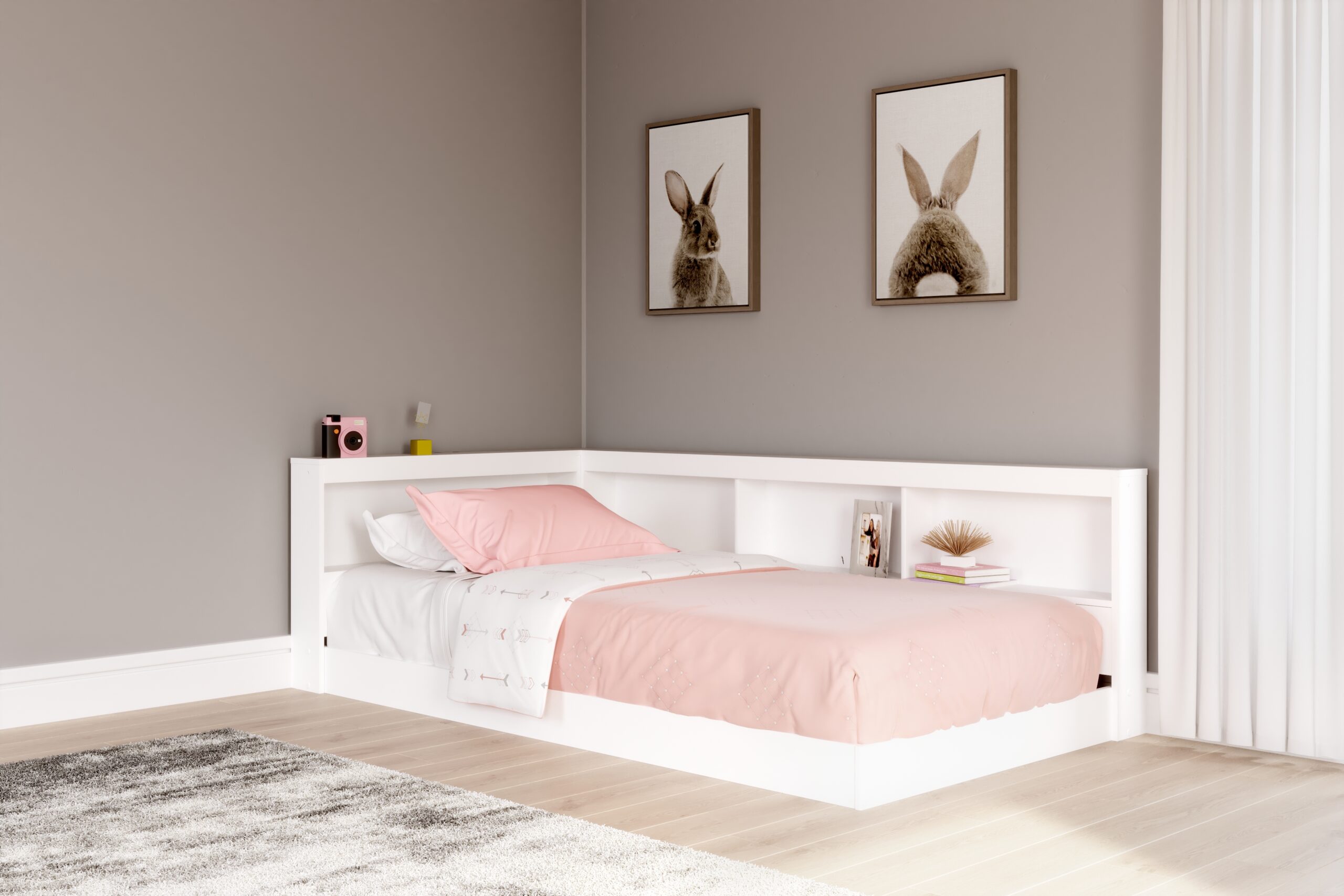 Piperton - Bookcase Storage Bed - Image 3