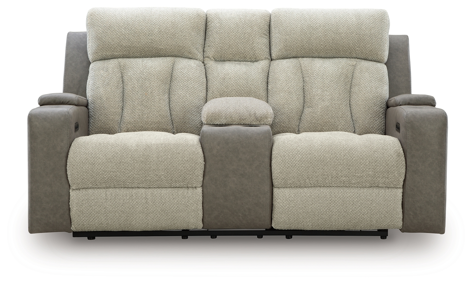 WhipLash - Power Reclining Loveseat With Console / Adj Headrest - Sisal - Image 4