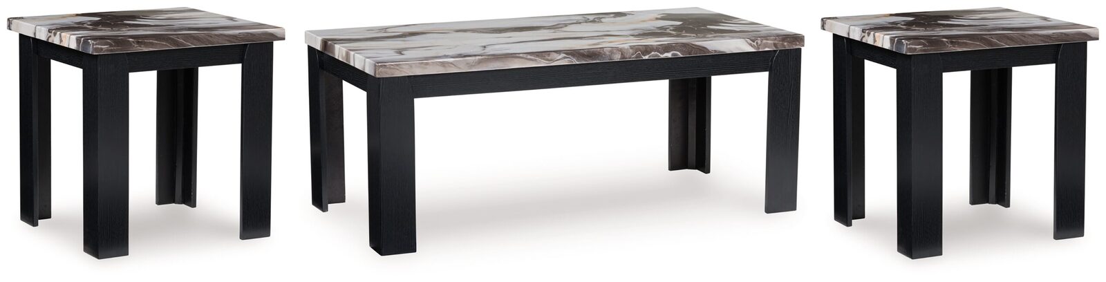 Jazmore - Occasional Table Set (Set of 3) - Dark Brown