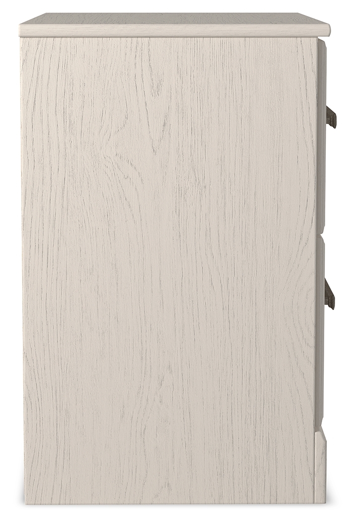 Stelsie - Two Drawer Night Stand - White - Image 3