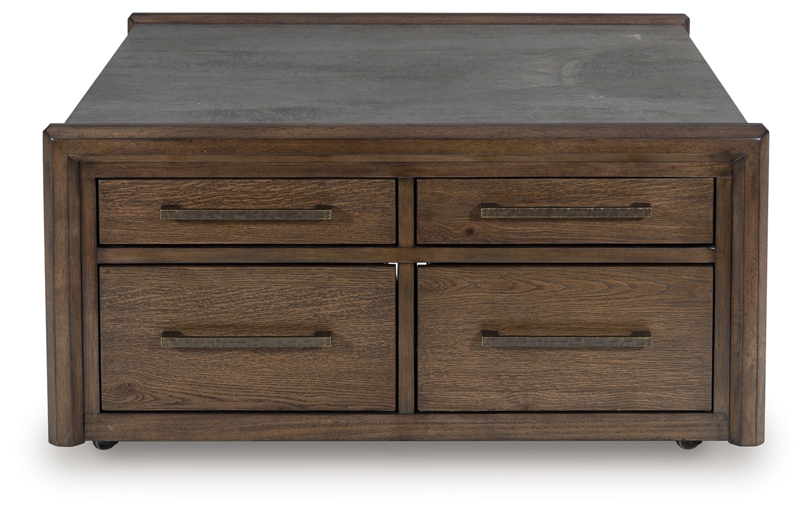 Kallenny - Square Cocktail Table - Brown / Gray - Image 4