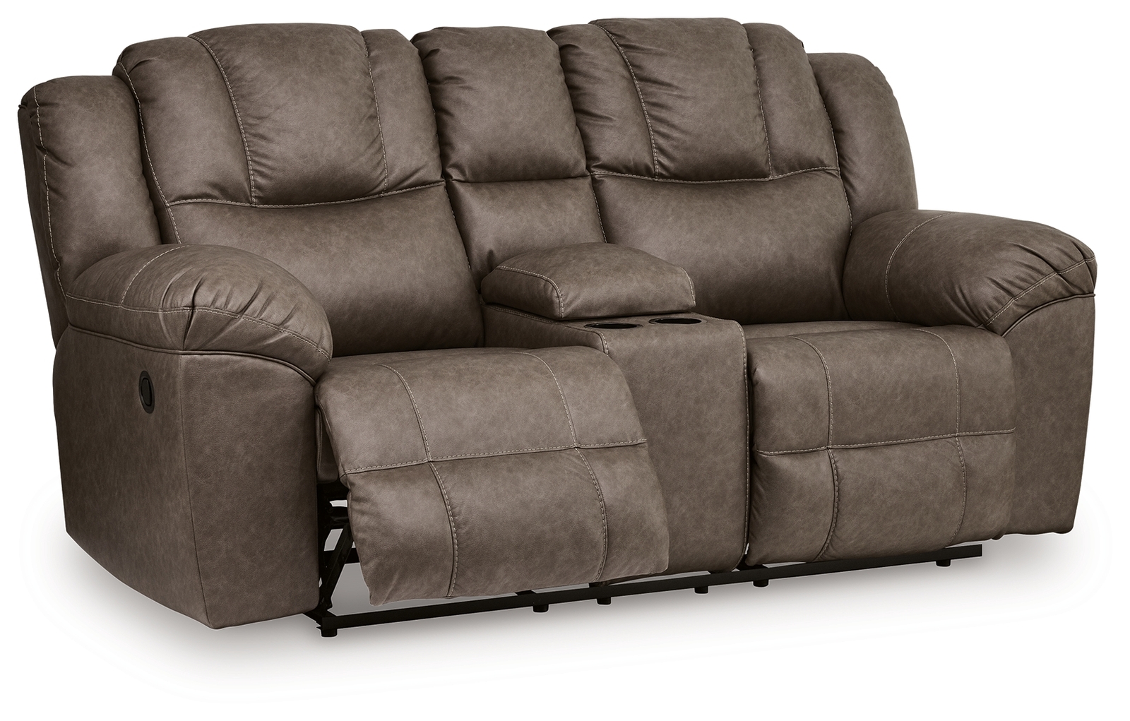 Lowilla - 2 Pc. - Reclining Sofa And Loveseat - Driftwood - Image 8