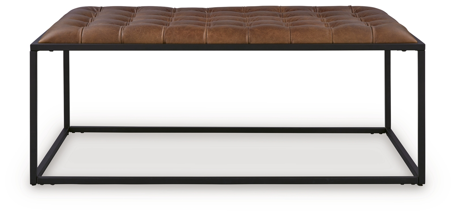 Junsor - Cocktail Ottoman - Brown / Black - Image 3