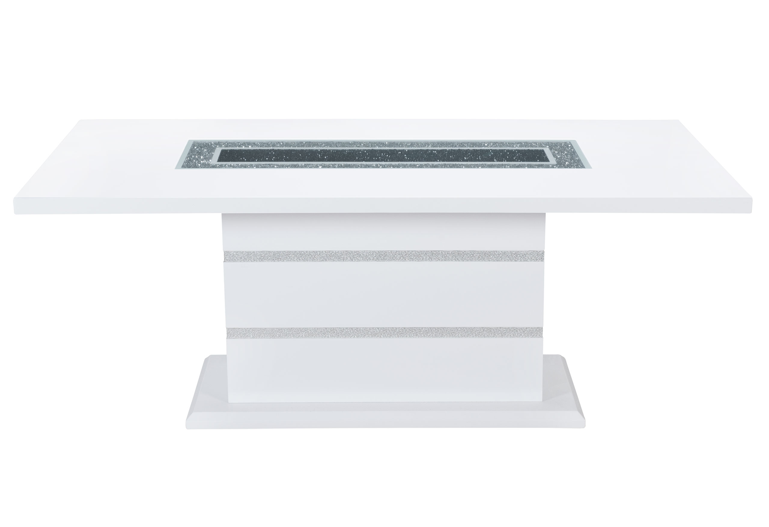 Monaco - Dining Table Top & Base - White