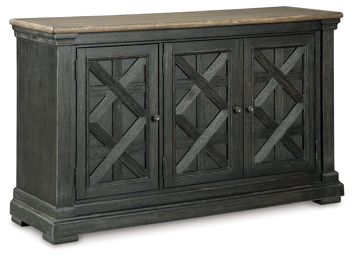 Tyler Creek - Dining Room Server - Black / Gray