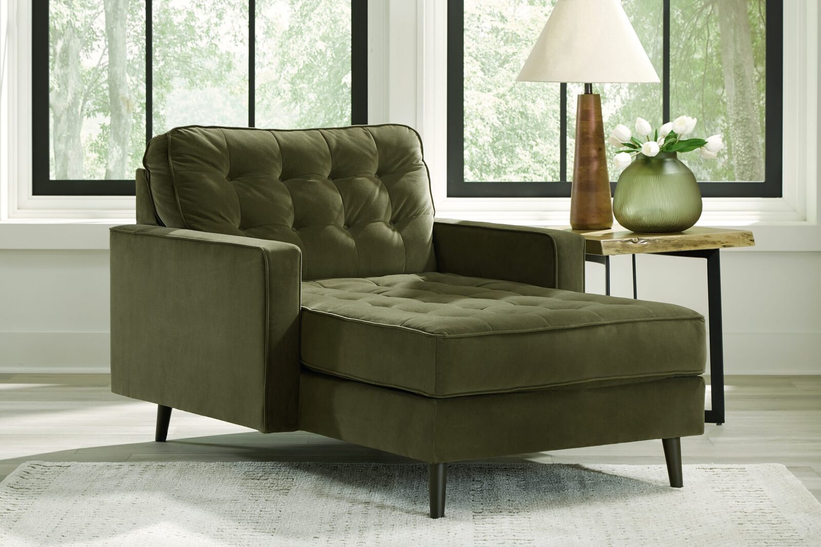 Reveon Lakes - Chaise - Olive - Image 2