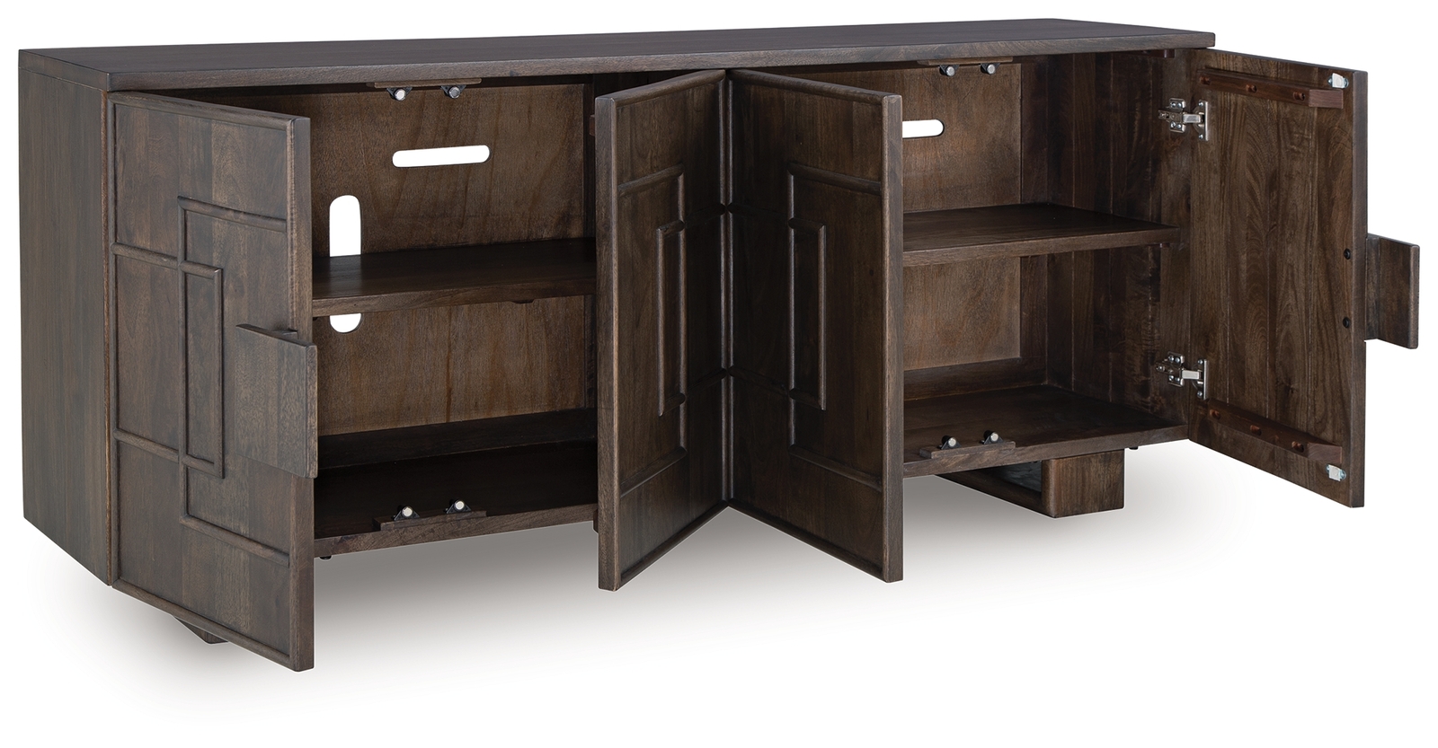 Cato - Accent Cabinet - Dark Brown - Image 3